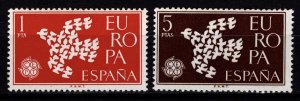 Spain 1961 Europa, Set [Unused]