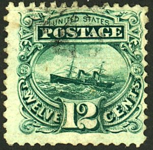 U.S. #117 USED CREASES