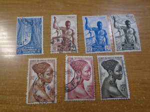 French Equatorial Africa  #  176-84  used (7 stamps included )