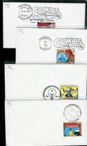 Classic Comic Book Stamps #3000 Set of 20 Pictorial Cancels Popeye D Tracy etc