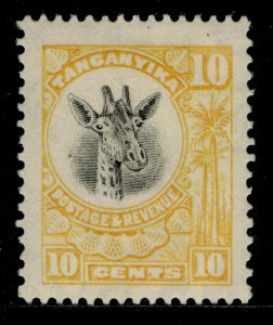 TANGANYIKA GV SG90, 10c orange-yellow, M MINT. Cat £15.