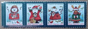 US #WX365a Merry Christmas/Season's Greetings 2009 MNH strip of 4 (2009)