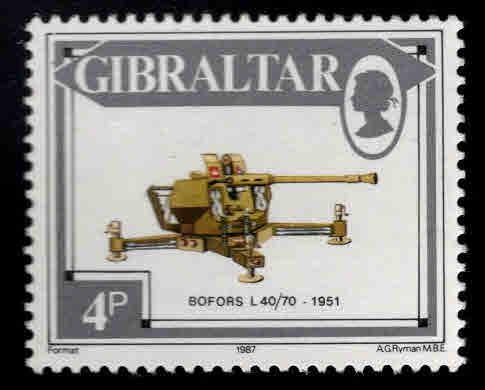 GIBRALTAR Scott 511 MNH** Bofors Gun stamp