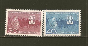 Finland SC#368-369 Mother and Child Mint Hinged