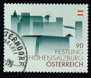 Austria 2014,Sc.#2460 used Hohensalzburg Fortress, Salzburg 2nd issue