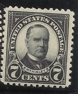 559  7c Perf 11 MNH F/VF Centering