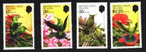 Virgin Islands 1982 Hummingbirds Set, MNH, Scott # 422-25