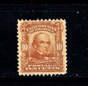 #307 US 10 CENTPALE RED BRN WEBSTER-MINT-N/G-FINE-VF