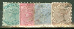 GT: Natal 51-3 used, 64 mint CV $103.50