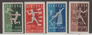 Lithuania Scott #B47-B50 Stamps - Mint Set