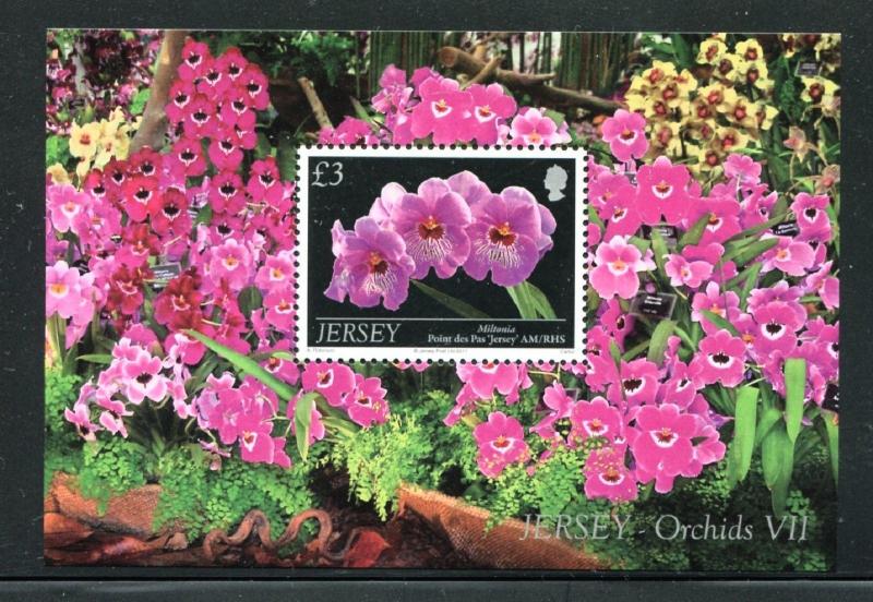 Jersey 1507-1513, MNH,  Flowers Orchids 2011-2 scans. x27142