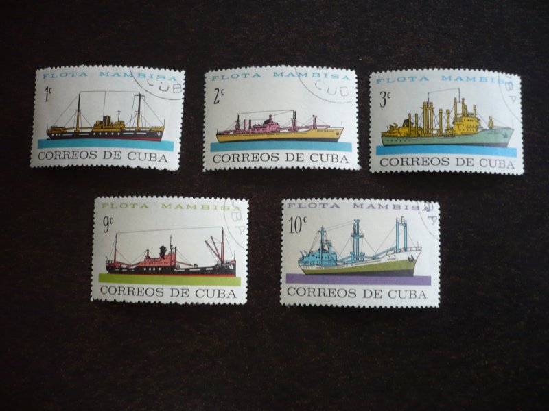 Stamps - Cuba - Scott# 841-845 - Used Set of 5 Stamps