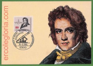 ag7224 - GERMANY - MAXIMUM CARD - 19.06.1984 - Science, Friedrich W. Bessel-