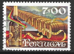 Portugal 1087: 7e Wine Casks and Bottles, used, VF