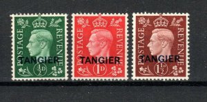 Morocco Agencies - Tangier International Zone 1937 GB opt set of 3 SG 245-47 MH 