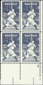 # 2046 MINT NEVER HINGED BABE RUTH