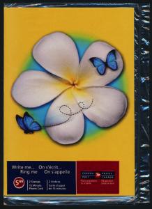 Canada 2045i in original Package MNH Write Me -Ring Me - Butterfly & Flower