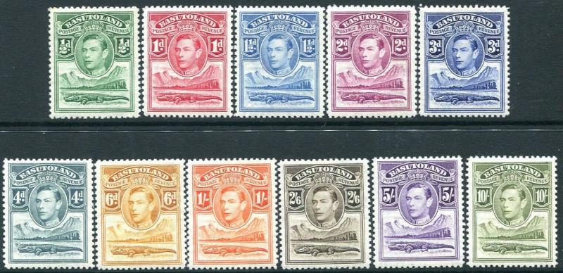 BASUTOLAND-1938 Set to 10/- Sg 18-28 MOUNTED MINT V30109