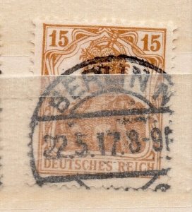 Germany Deutsches Reich Germania Early Issue Fine Used 15pf. NW-132275