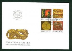 Sweden. FDC 1995 Cachet. Ancient Treasures. Engraver Martin  Morck