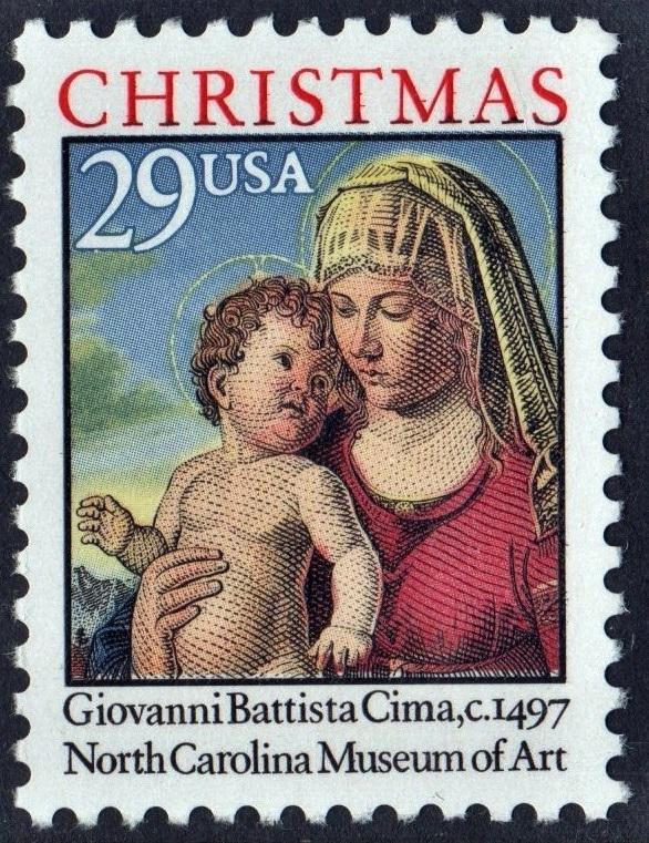 SC#2789 29¢ Madonna & Child Single (1993) MNH