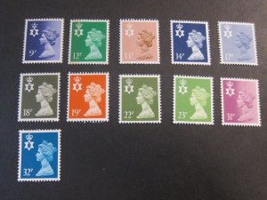 Great Britain North Ireland 1971 12,18,21,2,4,30,3,6,41,3,52-3 MNH