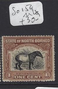 NORTH BORNEO (P2107B) 1C TAPIR  SG 159 MOG