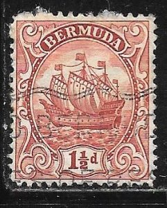 Bermuda 84: 1.5p Caravel, used, F