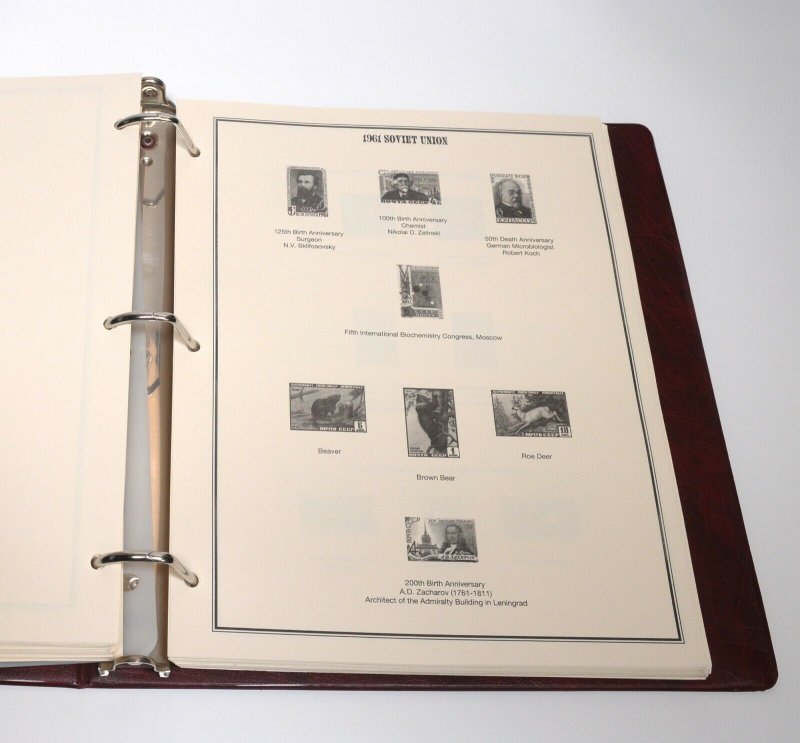 USSR Soviet Union Collection Binder 1944-1966 Album Pages RUSSIA Mystic