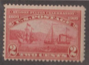 U.S. Scott #372 Hudson-Fulton 1809-1909 Stamp - Mint Single