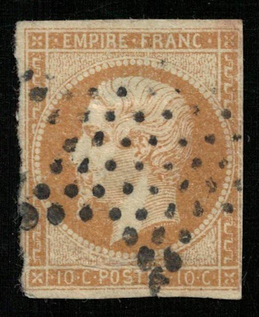 Emperor Napoléon III, 10 c, 1853 -1861, MC #12Ia (T-6491)