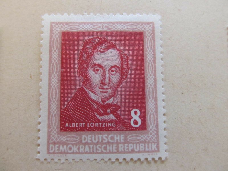 DDR Germany Democratic Republic 1952 8pf fine mh* stamp A11P7F67