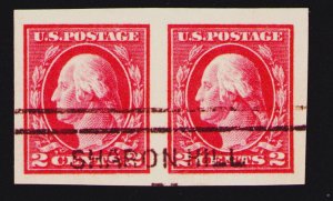 1912, US 2c, Washington, Used, Sc 409 SHARON HILL Cancel