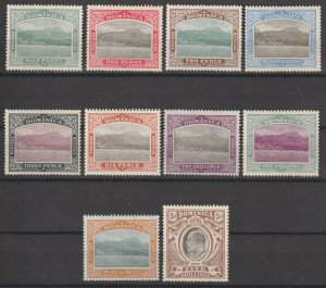 DOMINICA 1903/7 SG 27/36 MINT Cat £250