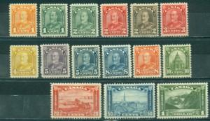 Canada #162//177  Mint F-VF H&NH  Scott $541.25   Missing...