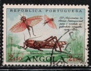 ANGOLA Scott # 447 Used - Locusts