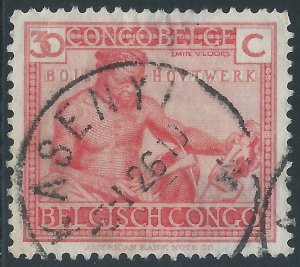 Belgian Congo, Sc #94, 30c Used