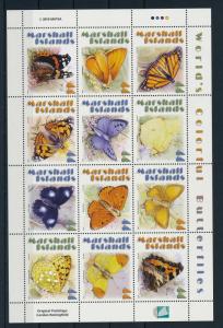 [23347] Marshall Islands 2010 Butterflies Papillons Schmetterlinge MNH Sheet