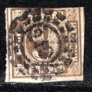 German States Bavaria Scott # 12, used