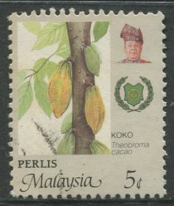 STAMP STATION PERTH Perlis #66 Sultan Syed Putra Agriculture Type Used 1986