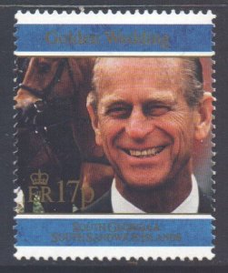 South Georgia Falkland Is Scott 215 - SG273, 1997 Golden Wedding 17p MNH**