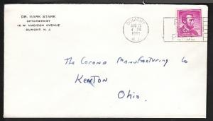 Dr Mark Stark Optometrist Dumont N.J. 1961 cover