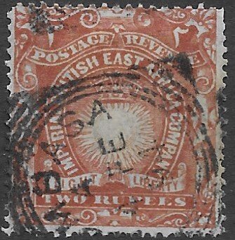 British East Africa 27  1890  2 rup.   fine used