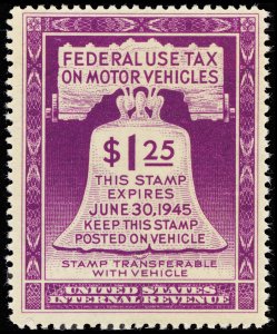 U.S. REV. MOTOR VEHICLE RV39  Mint (ID # 117697)