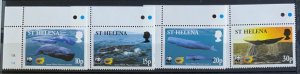 ST. HELENA 2002 WWL WHALES SET SG872/875 UNMOUNTED MINT