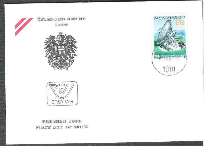 Austria 1980 Inbetribnahme FDC       K.132