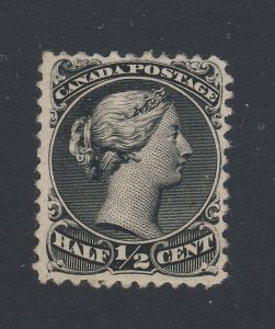 Canada Large Queen Stamps #21-1/2c VF Mint No Gum  Guide Value = $100.00