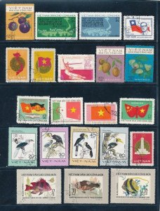 D393336 Vietnam Nice selection of VFU Used stamps