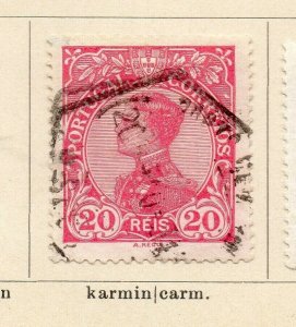 Portugal 1910 Early Issue Fine Used 20r. NW-178020