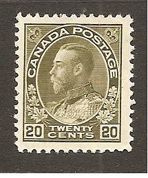 Canada  Scott #119  Mint VLH    Scott CV $100.00